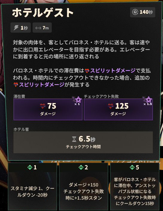 スキル4のゲーム内説明と強化効果
